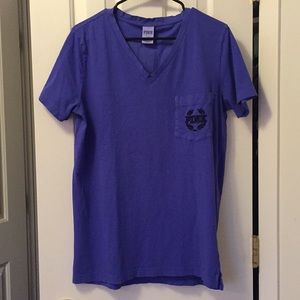 Pink (Victoria’s Secret) V Neck Tee